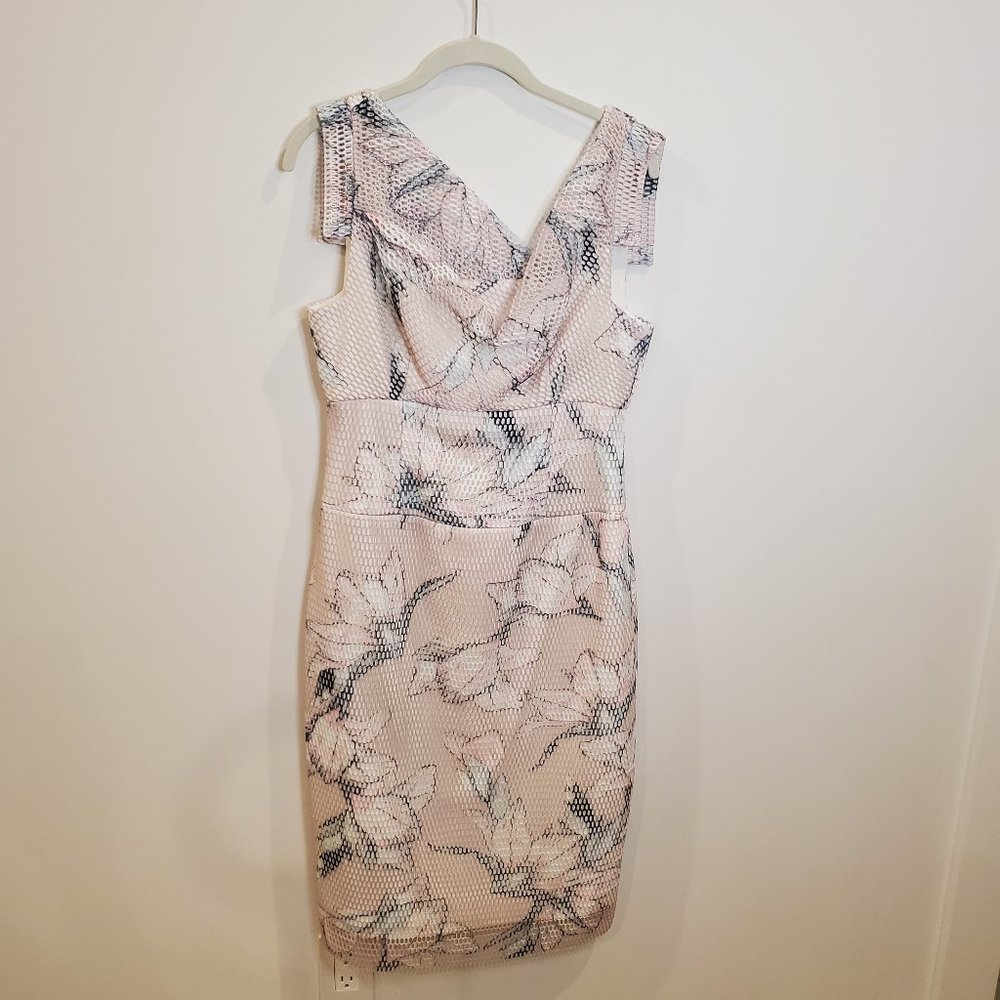 NWT Black Halo Sleeveless Cocktail Dress